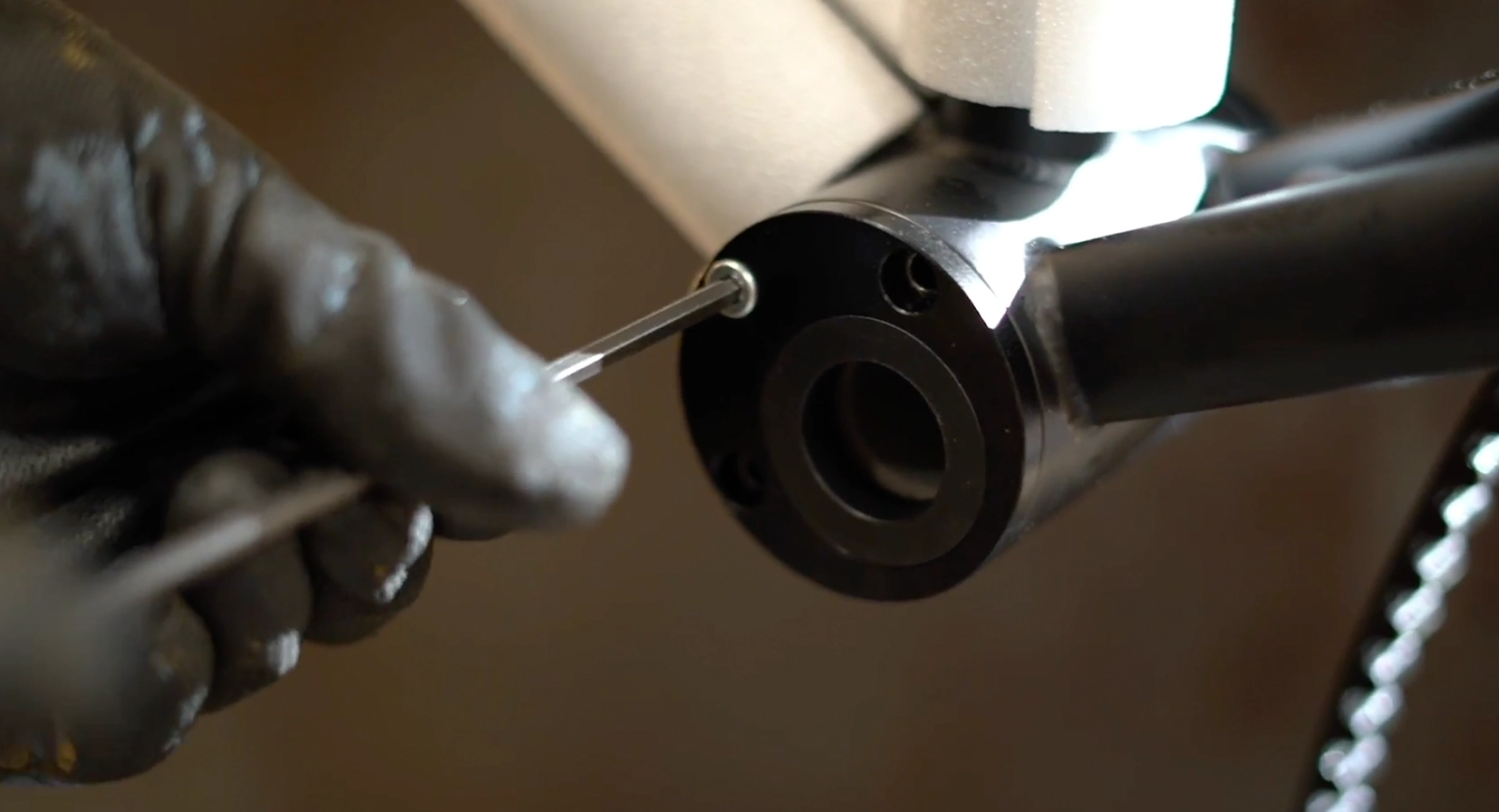 Eccentric Bottom Bracket bearing change on a Booda Bike